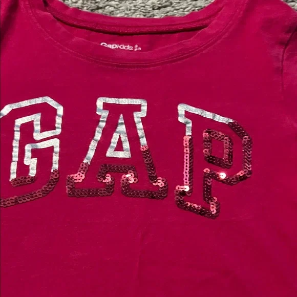 GAP Kids Pink Long Sleeve Shirt - Picture 3 of 4